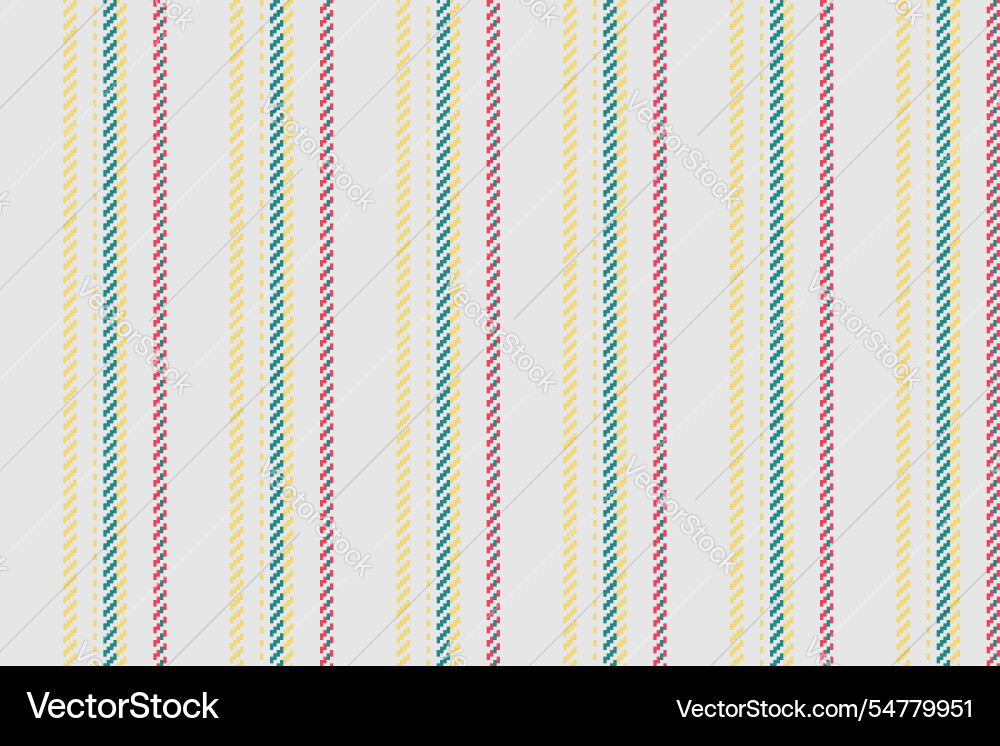 Cilky lines pattern vertical front textile vector image