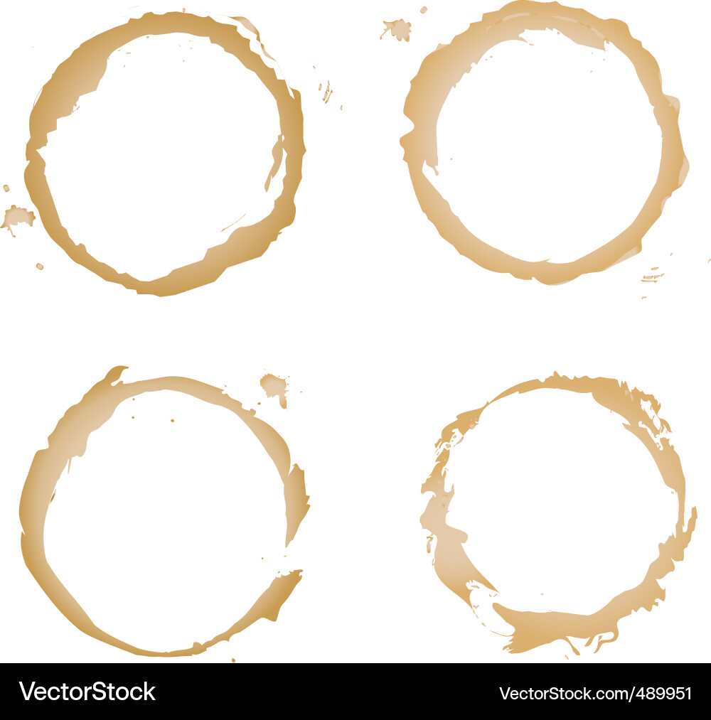 Coffee stain Royalty Free Vector Image - VectorStock