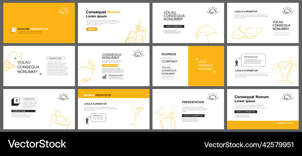 Presentation and slide layout background design Presentation and slide layout background design vector image