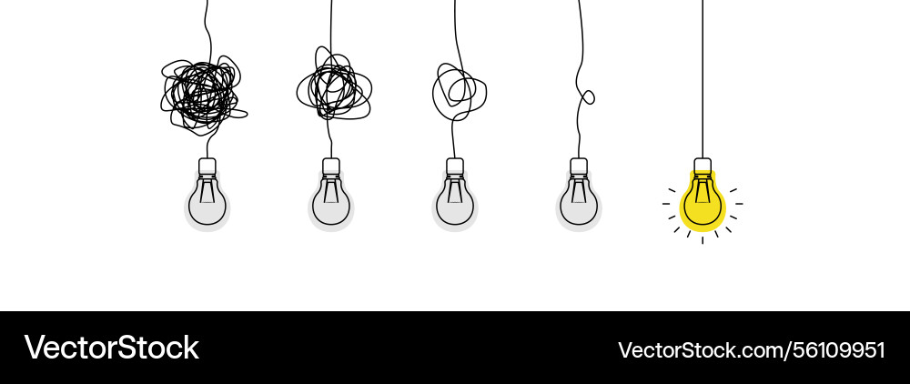 Solving problems Vector Image