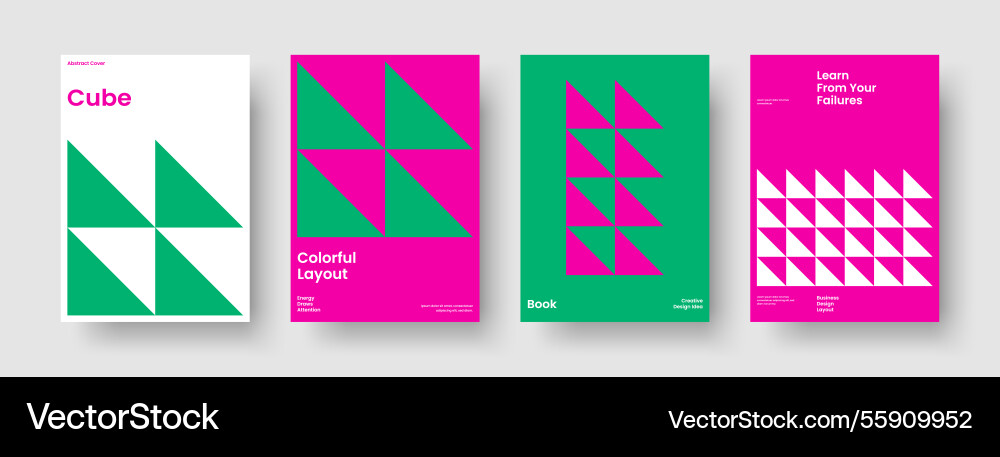 Abstract book cover layout creative banner design Abstract book cover layout creative banner design vector image