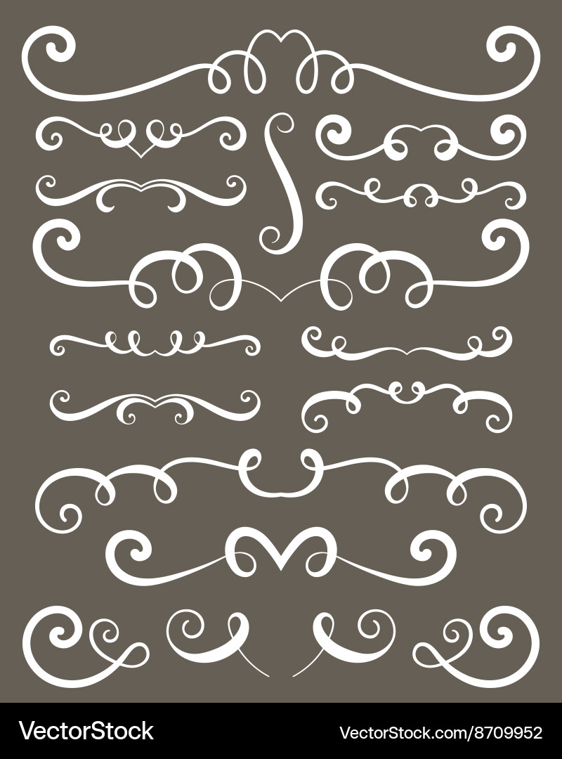Set of hand drawn vignettes in retro style Vector Image