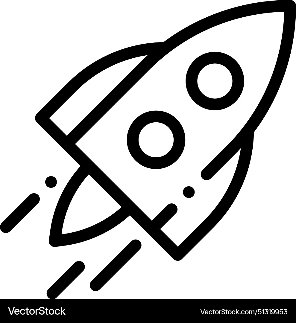 Action icon thin linear style design isolated Action icon thin linear style design isolated vector image