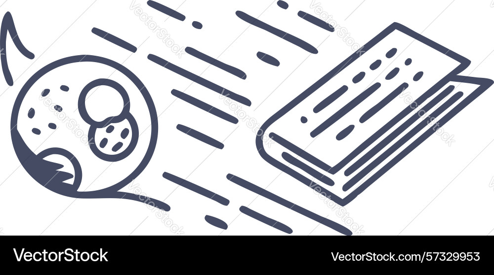 Digital document abstract elements on a modern Vector Image