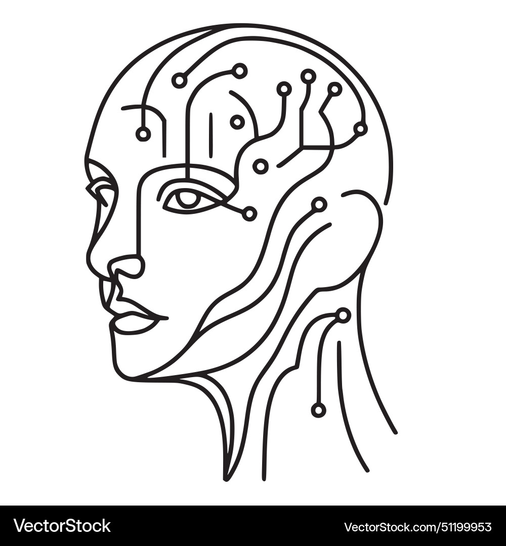 Minimal ai artificial intelligence Minimal ai artificial intelligence Vector Image