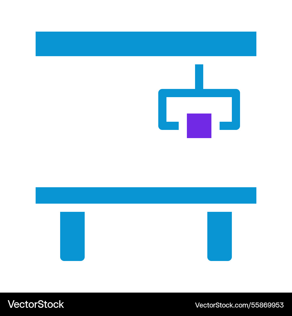Modern automated factory assembly line vector image
