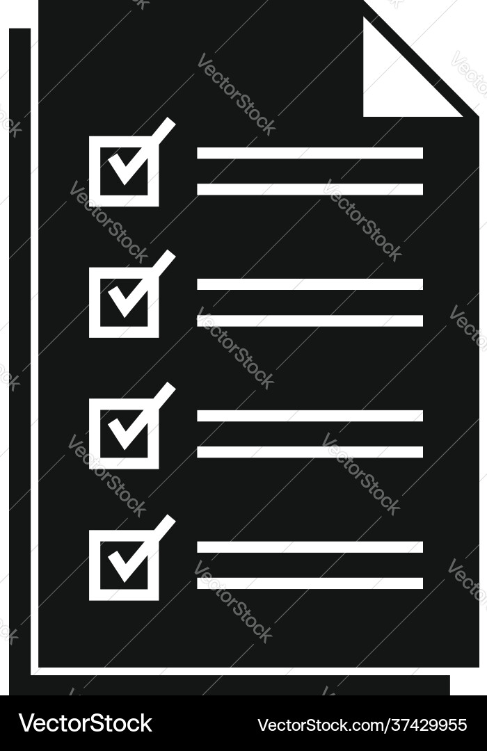 Attestation service icon simple style Vector Image