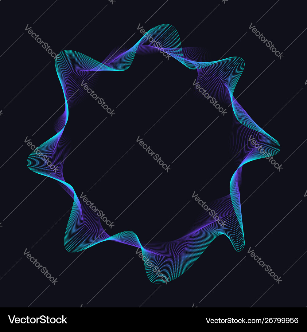 Modern banner with radial vignettes dynamic Modern banner with radial vignettes dynamic vector image