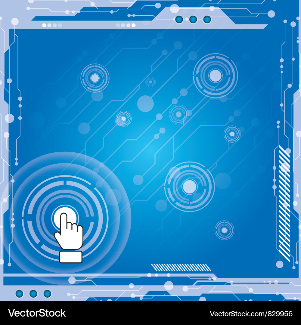 Modern Technology Interface Vector Image
