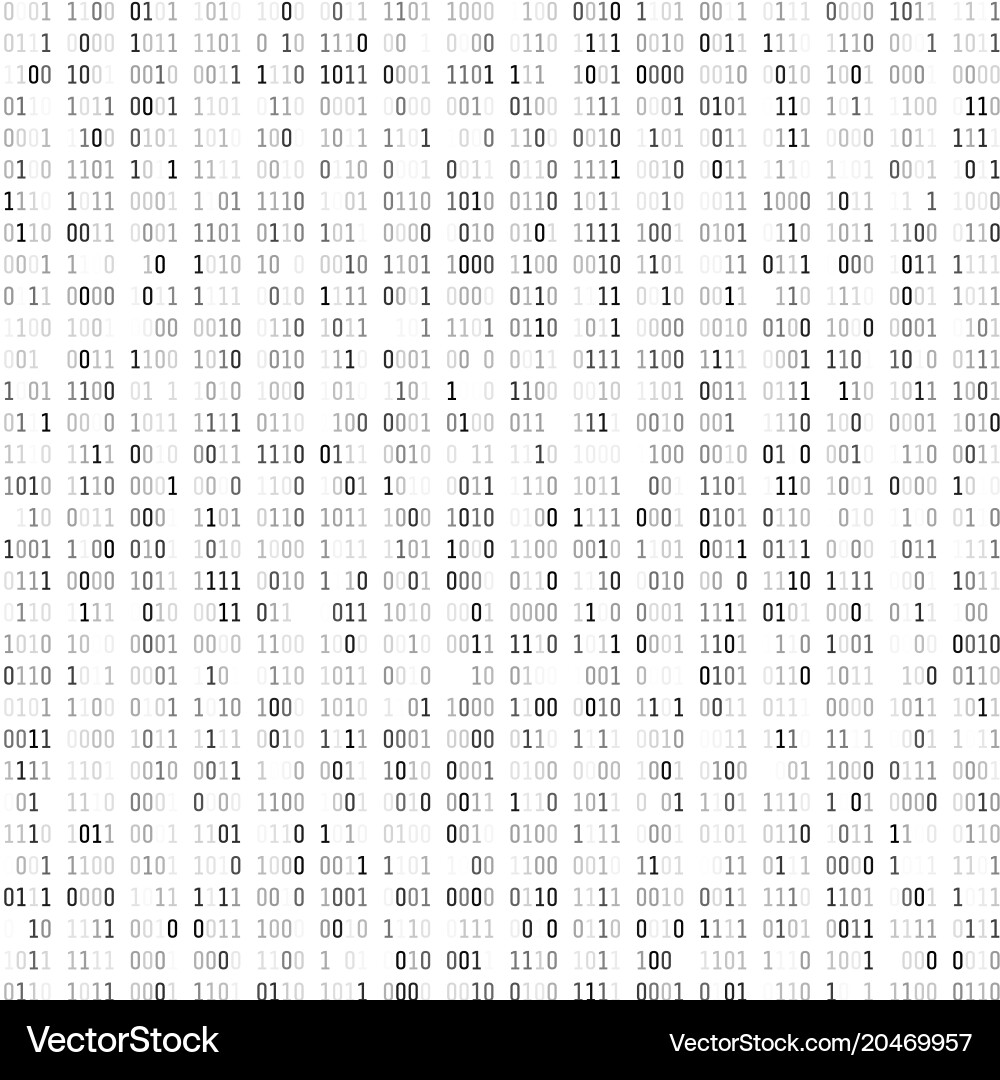 Binärcode Digitales Muster vektorbild