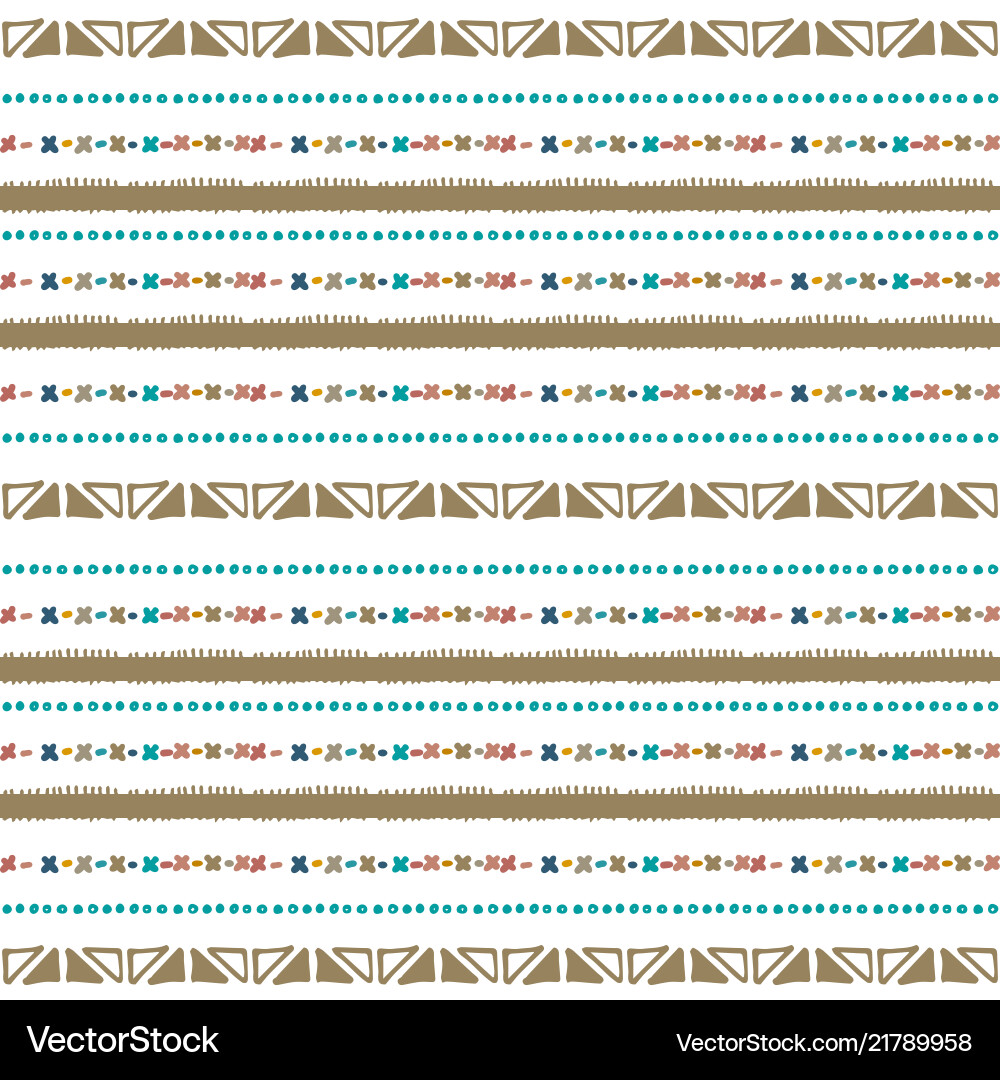 Ethnic seamless pattern in native style Ethnic seamless pattern in native style vector image