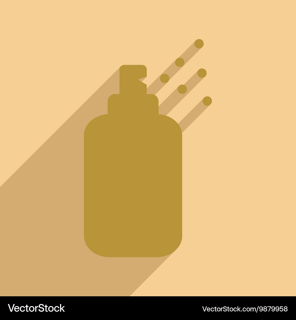 Flat with shadow icon and mobile application Vector Image