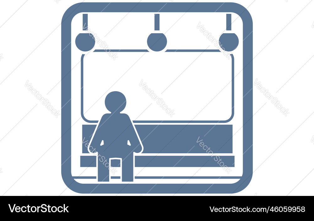Icon that recommends time commuting - translation Vector Image
