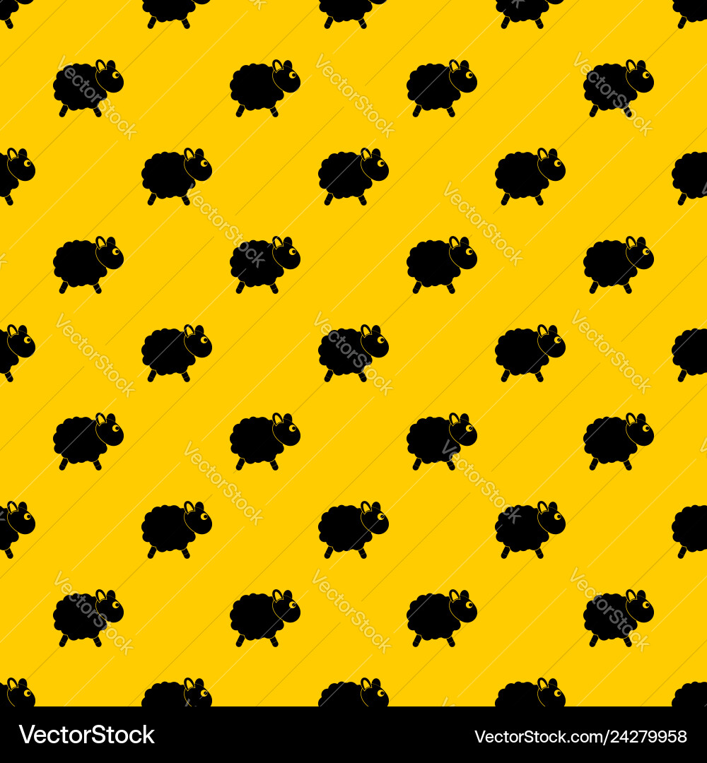 Sheep pattern Vector Image