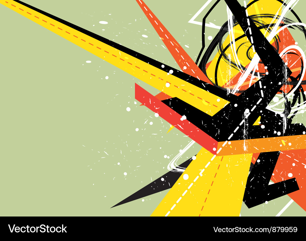 Abstract colorful arrow Vector Image