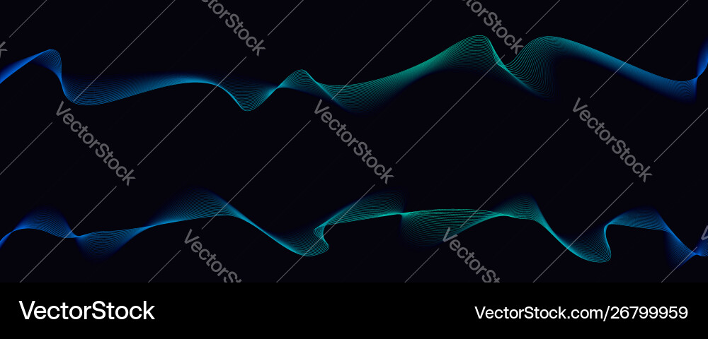 Two parallel twisted pattern dynamic flowing Two parallel twisted pattern dynamic flowing vector image