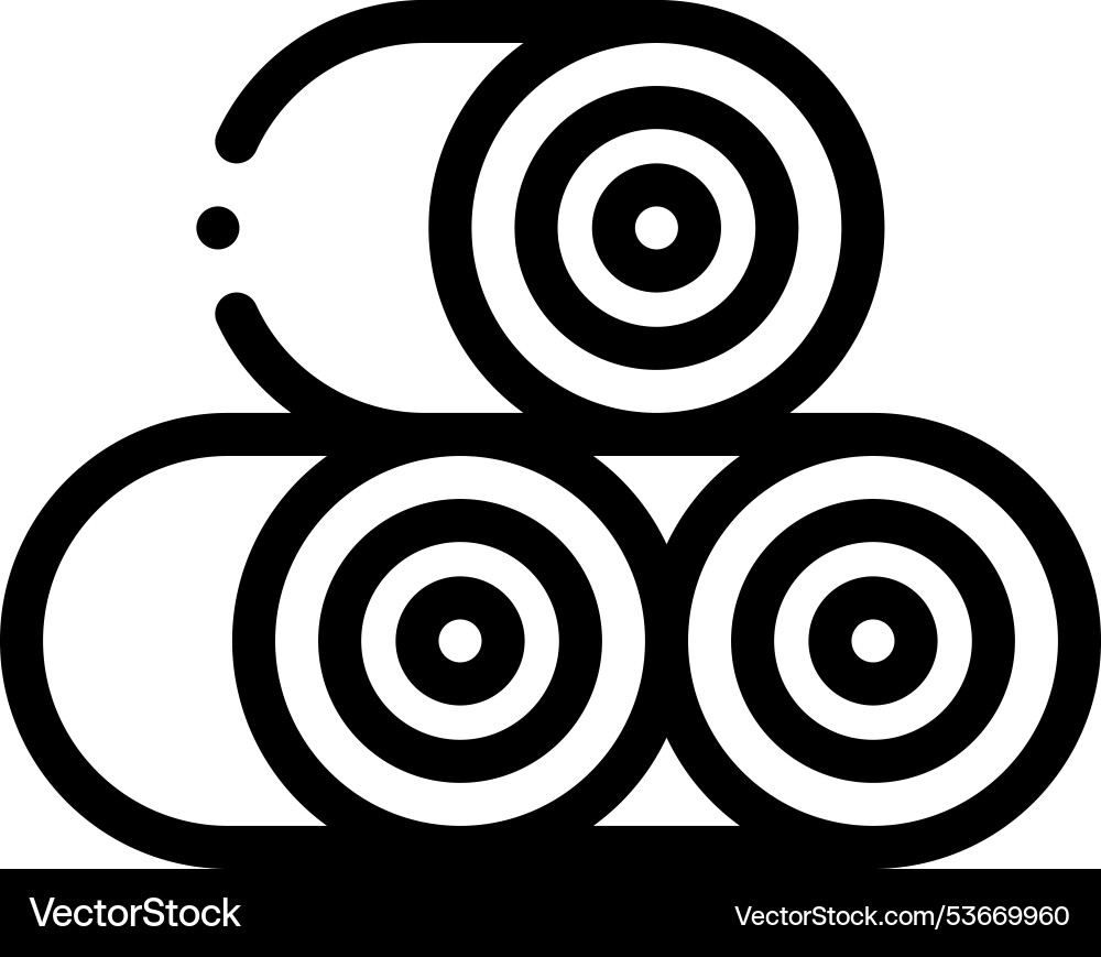Farm icon thin linear style design isolated Farm icon thin linear style design isolated vector image
