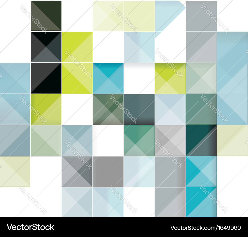 Geometric Square Pattern vector image