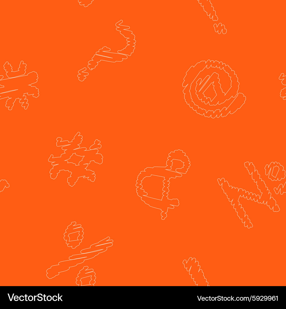 Seamless background with punctuation marks Vector Image