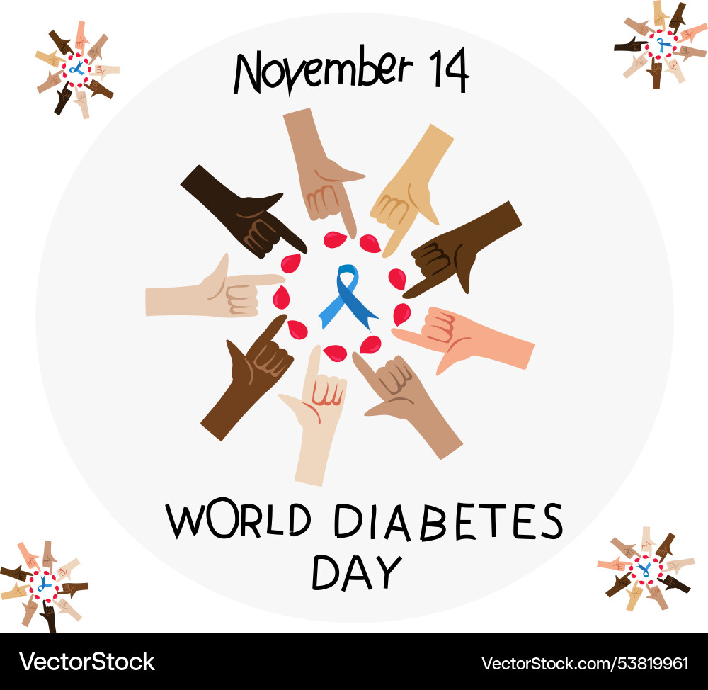 World diabetes day World diabetes day Vector Image
