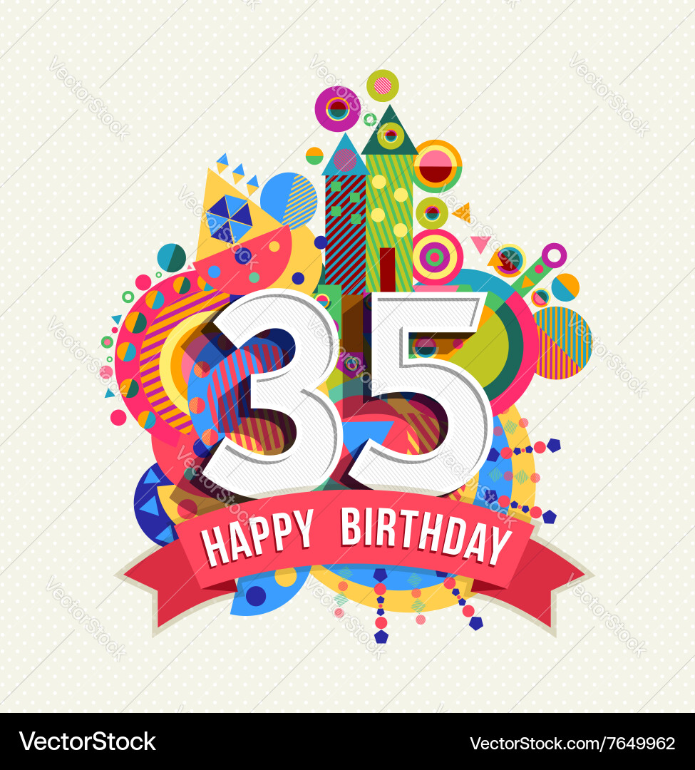 Happy Birthday 35 Vector Images (over 670)