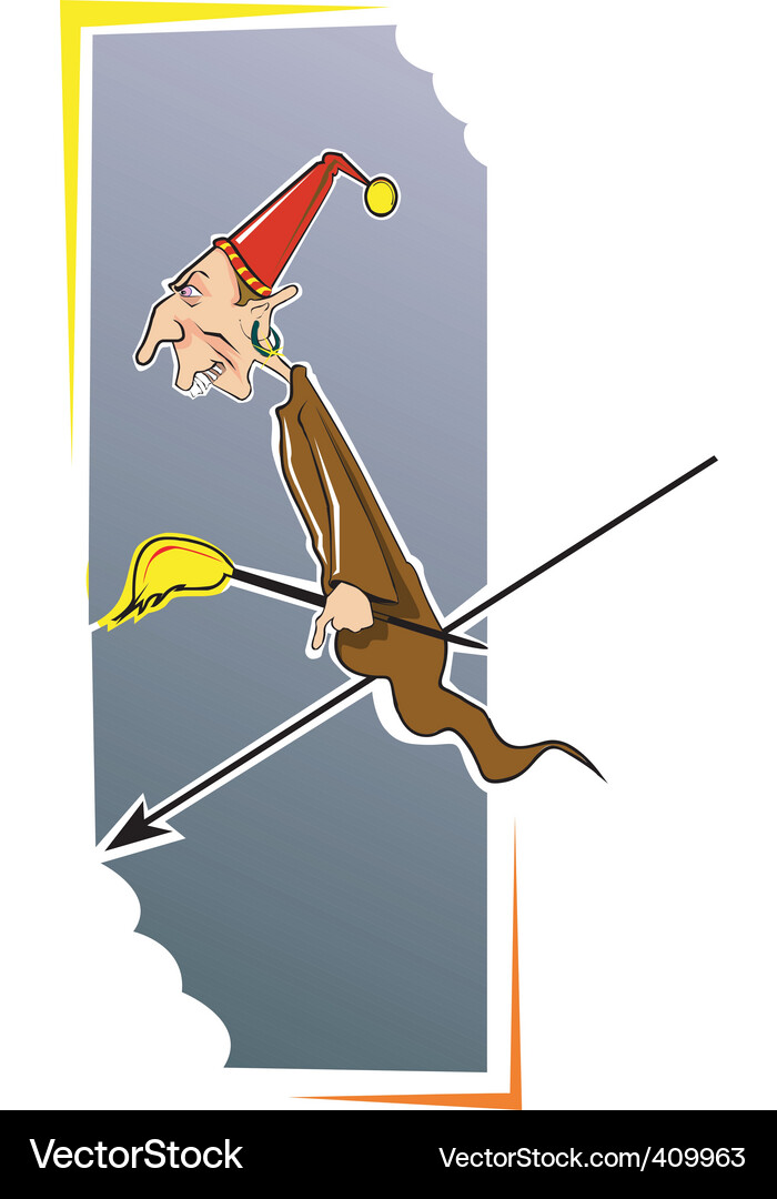 A ghost in sword Vector Image