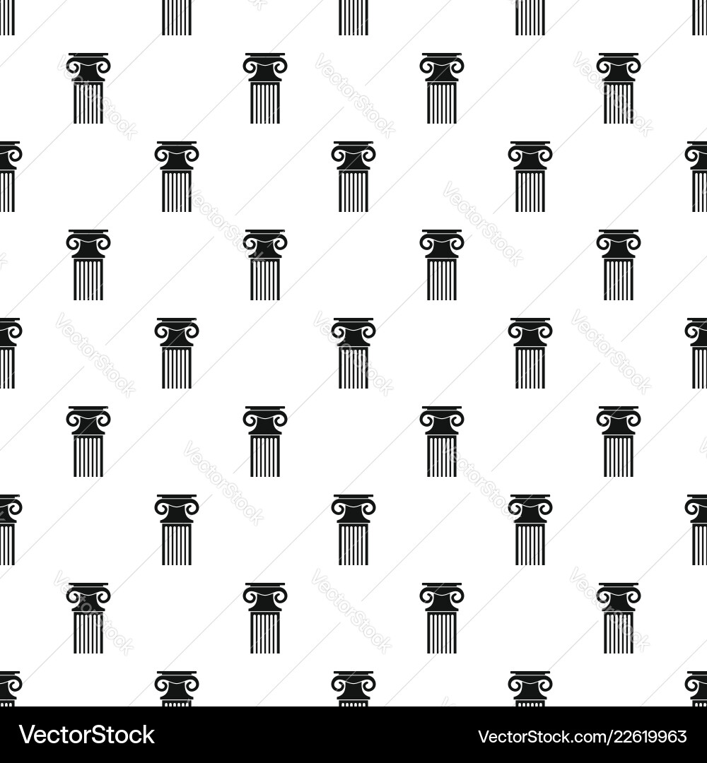 Decorative column pattern seamless Decorative column pattern seamless vector image