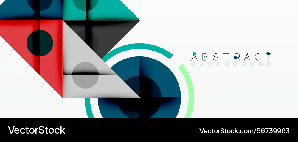 Geometric shapes overlap creating modern design Geometric shapes overlap creating modern design vector image