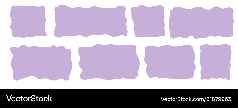 Set rectangle and square paper quote frames Set rectangle and square paper quote frames vector image