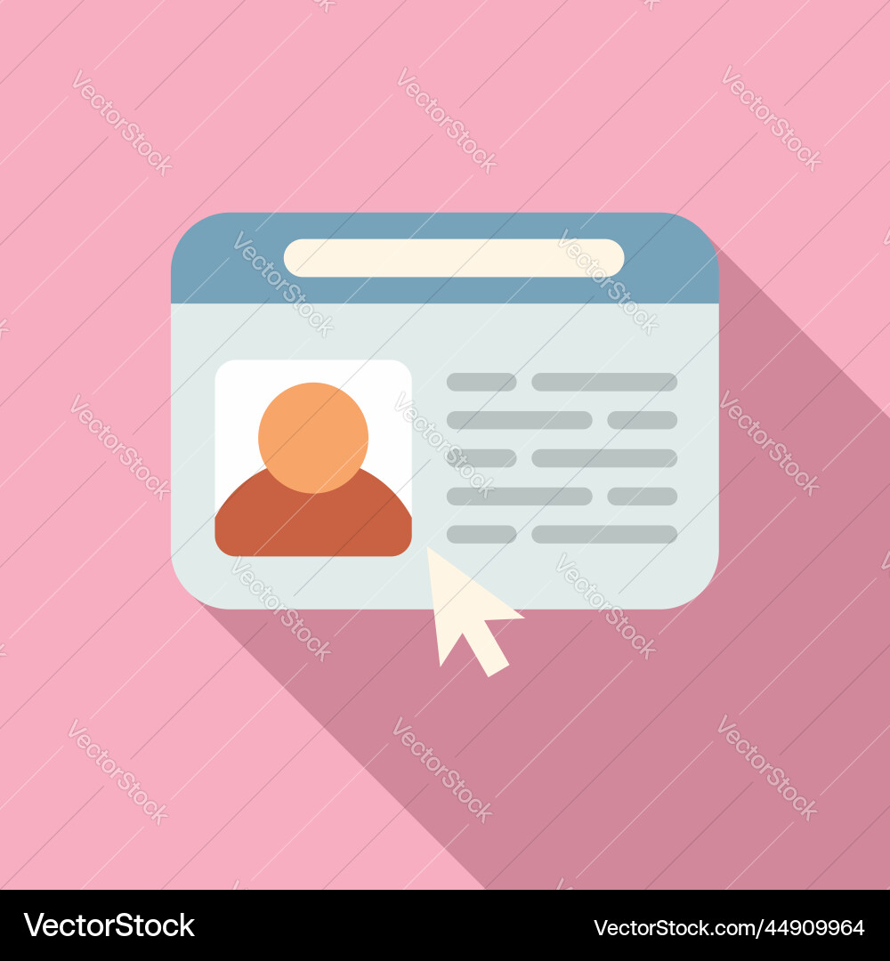 Click mobile icon flat service network Click mobile icon flat service network vector image