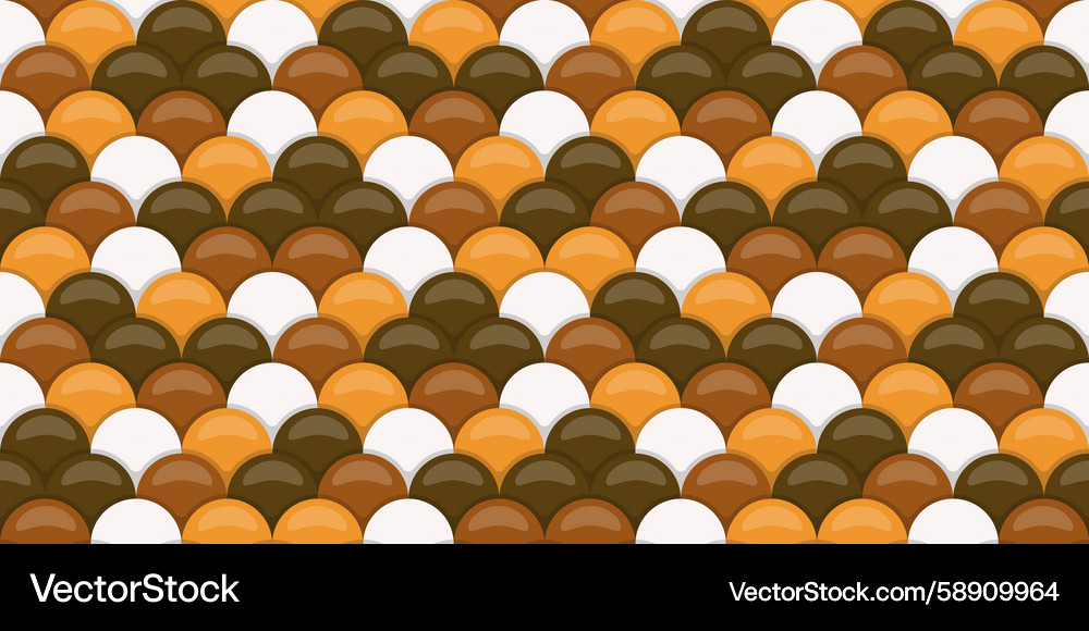 Overlapping Scales Pattern Vector Image