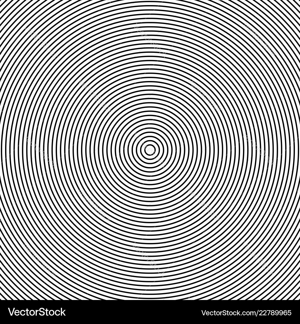 Concentric Circle Pattern vector image