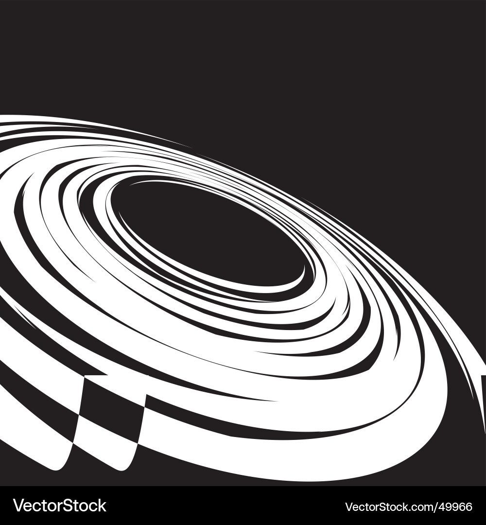 Abstract Swirling Circles Vector Image