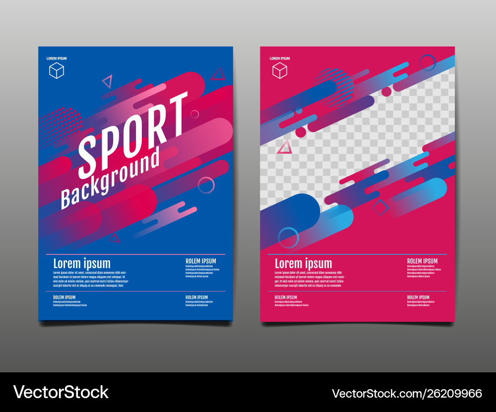 Dynamic Sport Background - Modern vector image