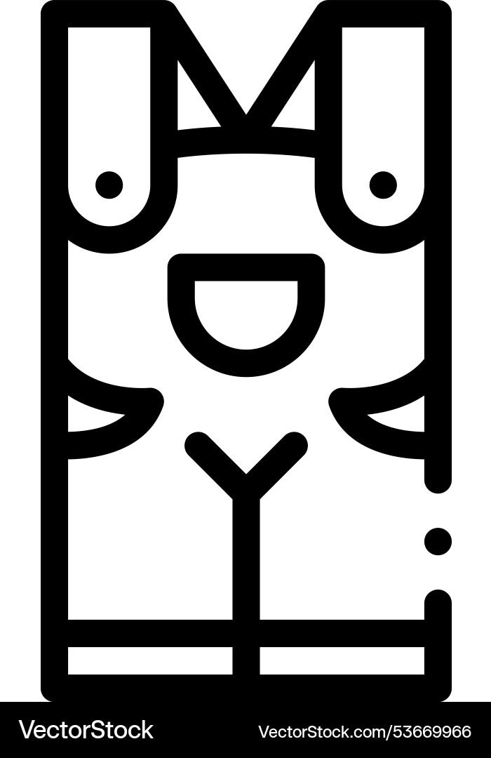 Farmer icon thin linear style design isolated Farmer icon thin linear style design isolated vector image