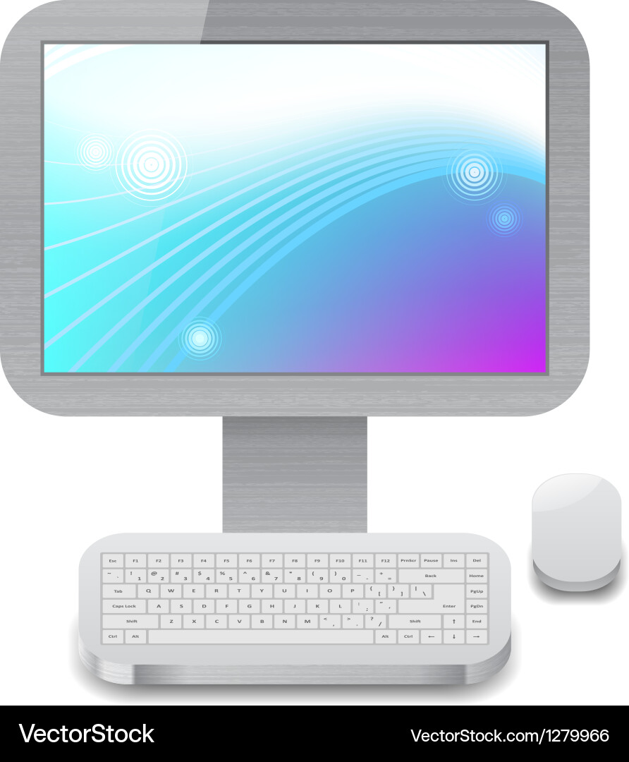 Icon for personal computer Vector Image