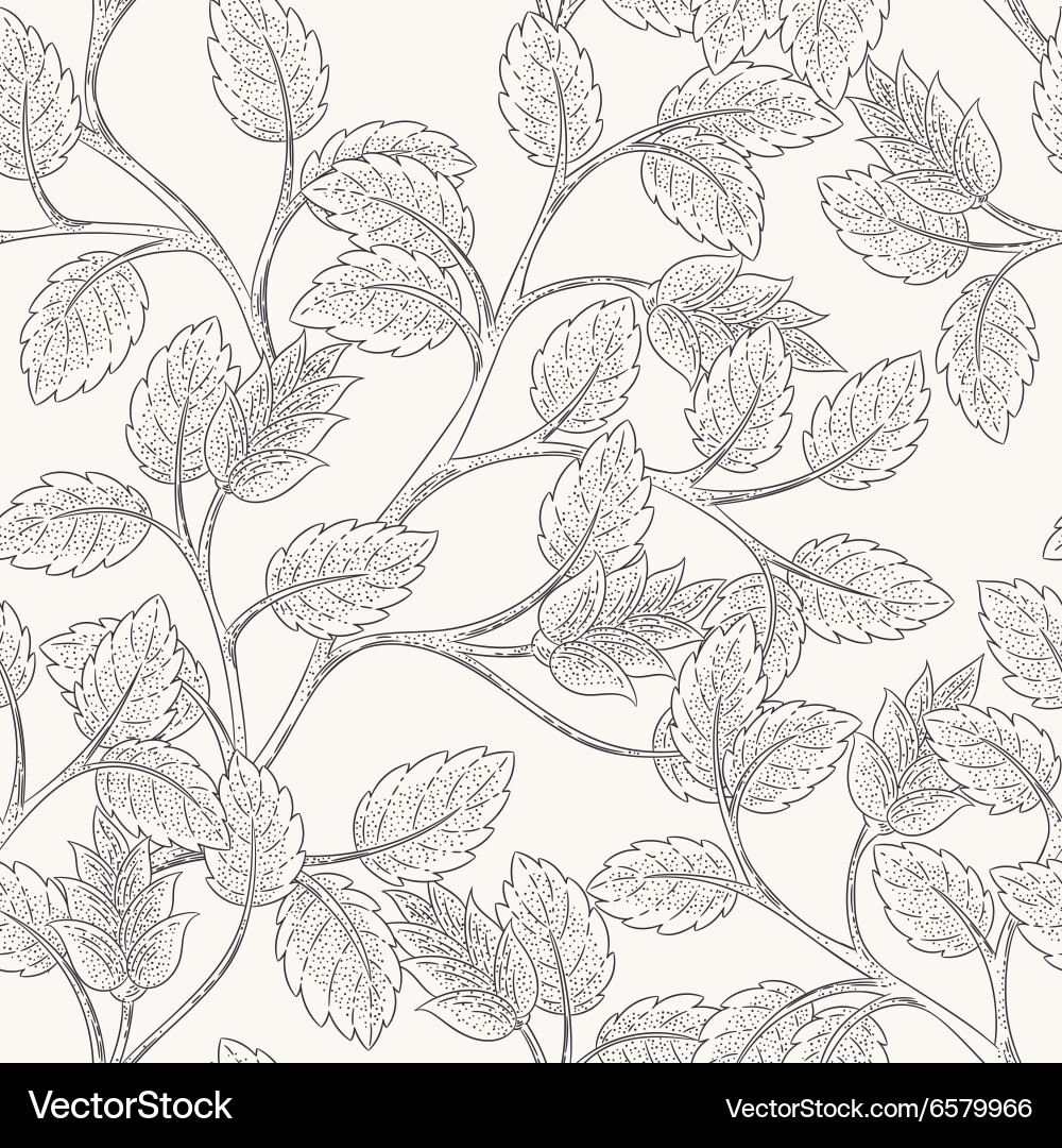 Leaf Branch Pattern vector image