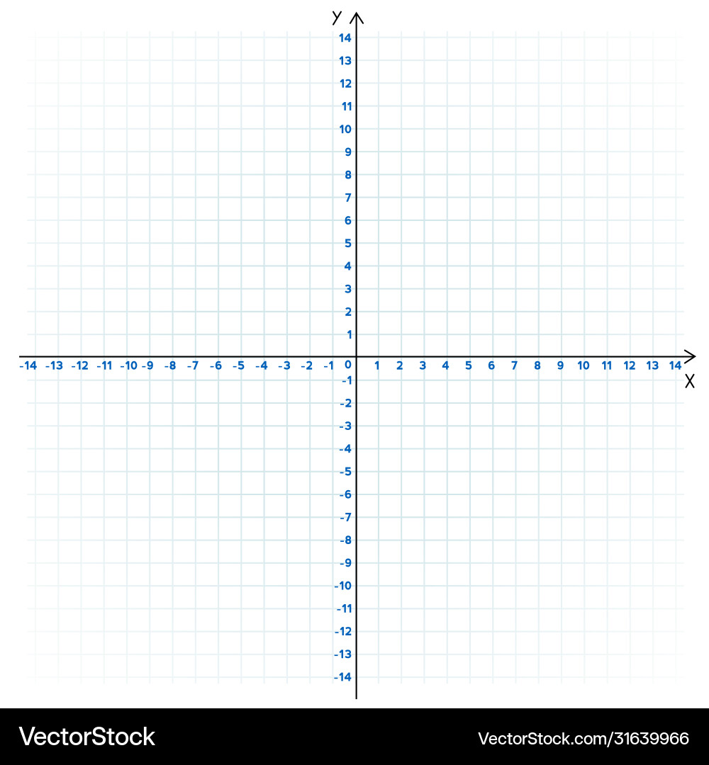 Mathematics system coordinate Mathematics system coordinate vector image