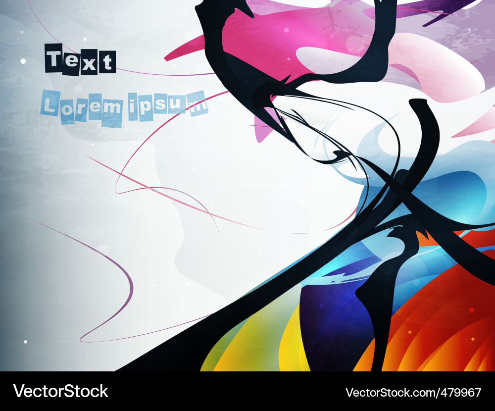 Colorful Abstract Background Vector Image