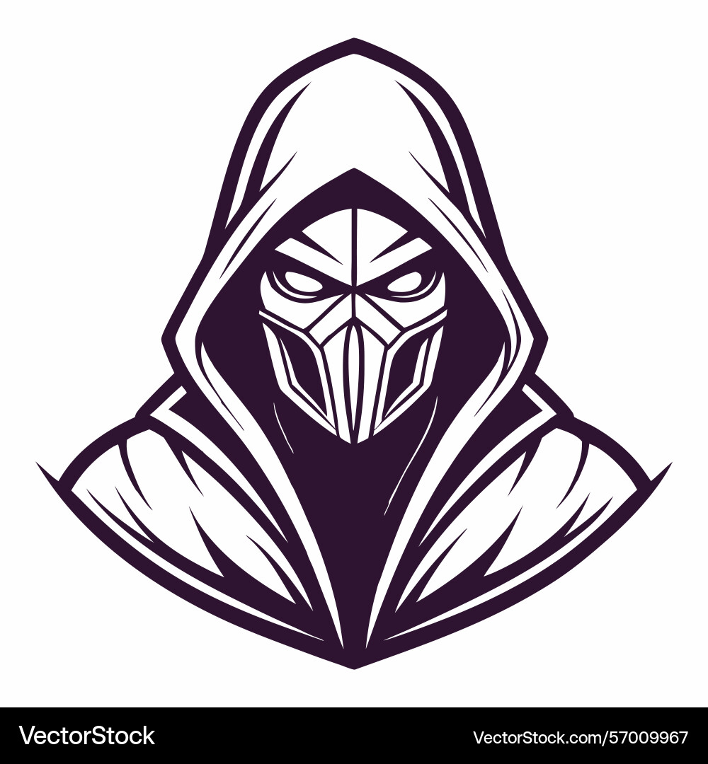 Hooded hacker working on laptop computer Hooded hacker working on laptop computer vector image