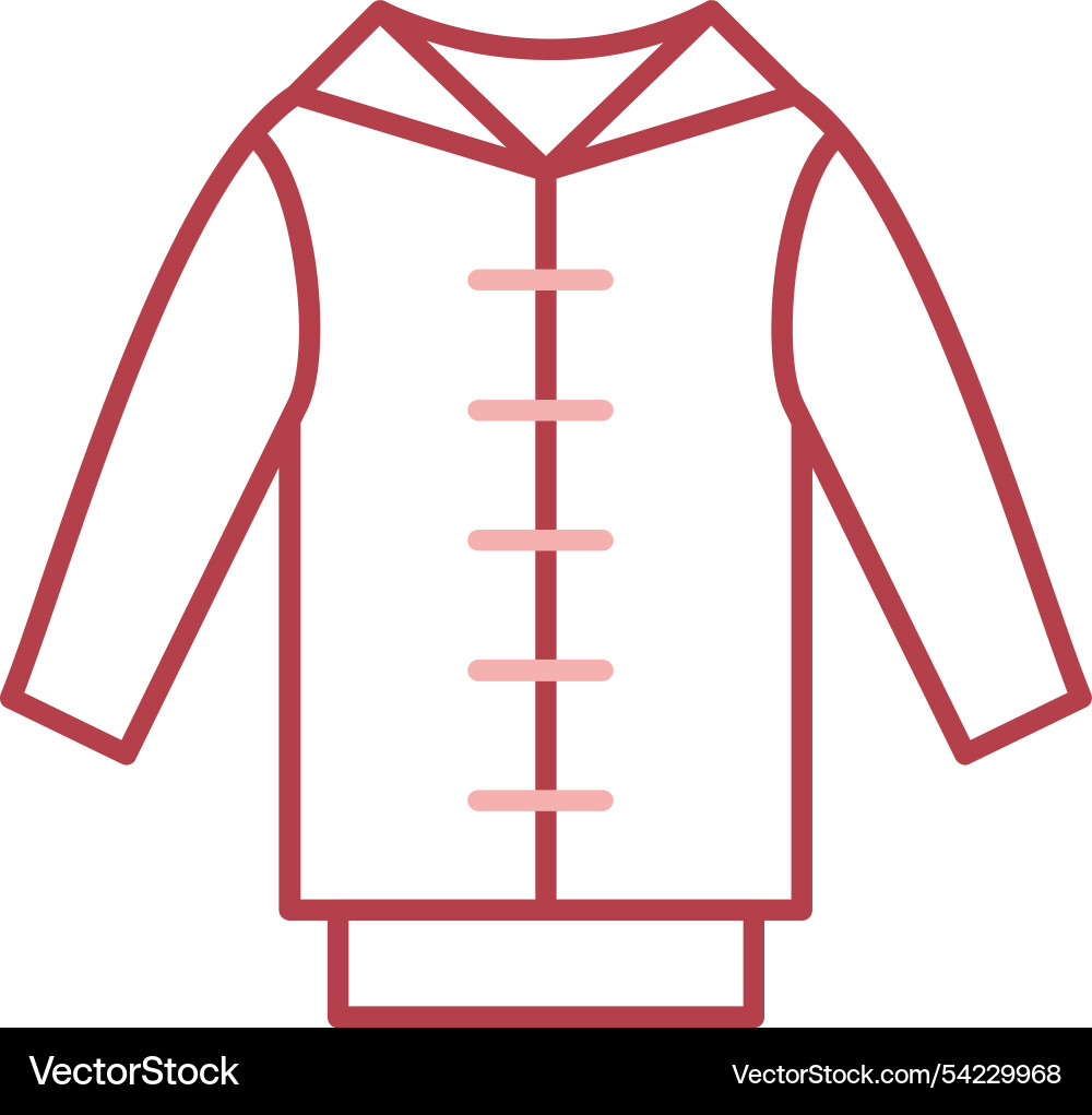 Pull over line fill icon Vector Image