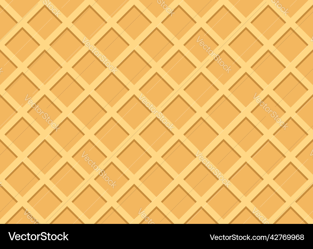 Waffle pattern texture seamless Waffle pattern texture seamless vector image