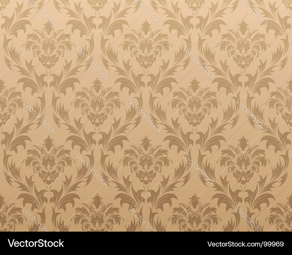 Damask pattern Vector Image