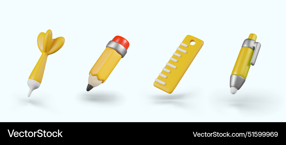 Darts Nadelstift Herrscher Stift Satz von gelb Darts Nadelstift Herrscher Stift Satz von gelb vektorbild
