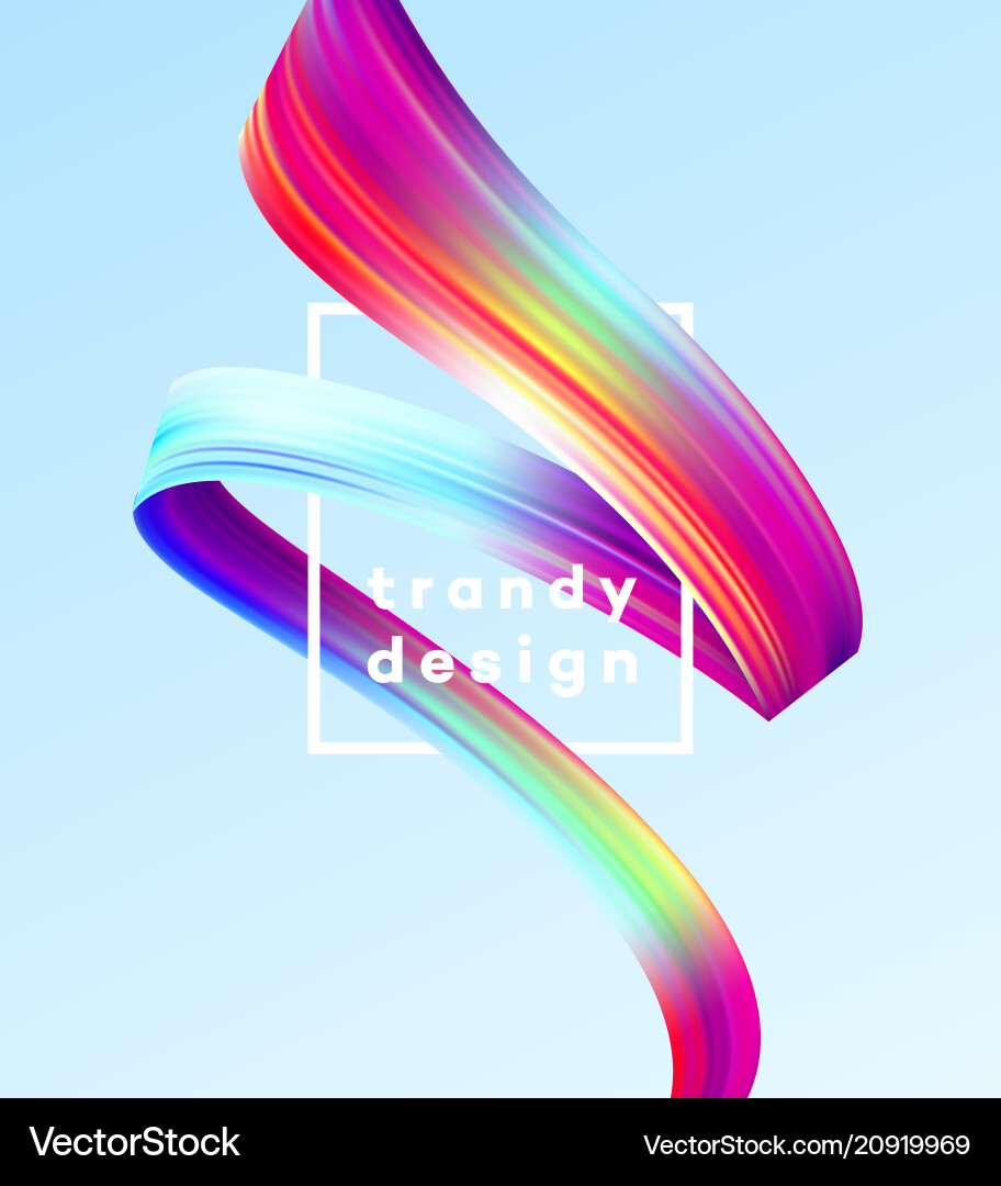 Moderne bunte Flow Poster Welle flüssige Form Moderne bunte Flow Poster Welle flüssige Form vektorbild