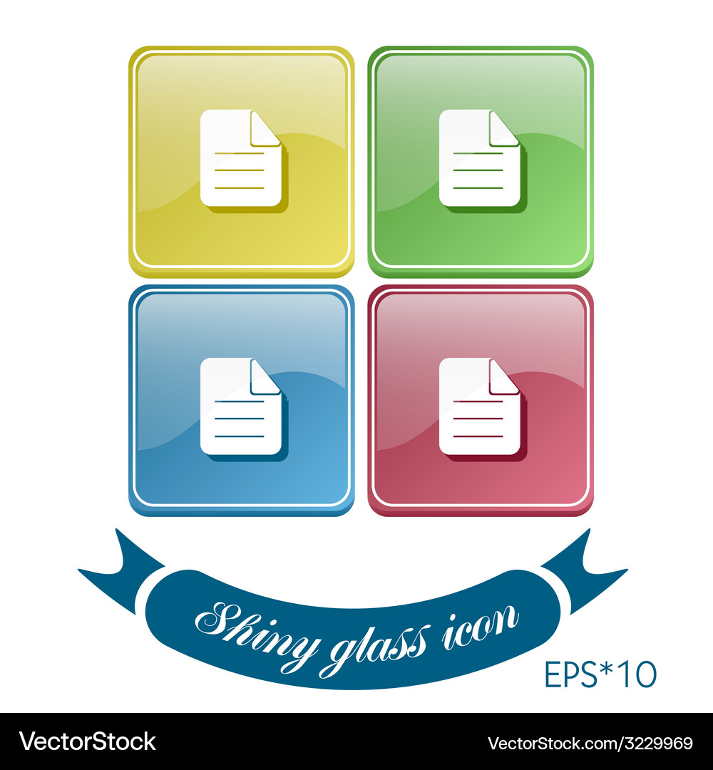 Page of the document Vector Image