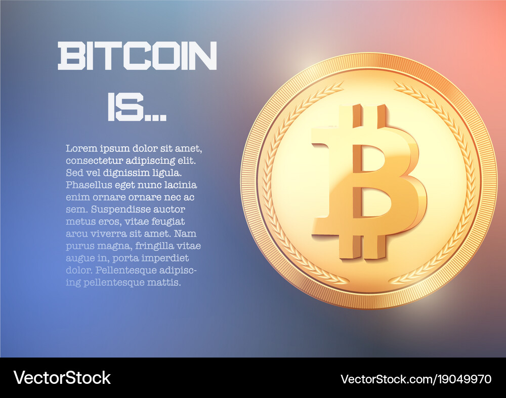 Background of bitcoin information – Royalty-Free Vector | VectorStock