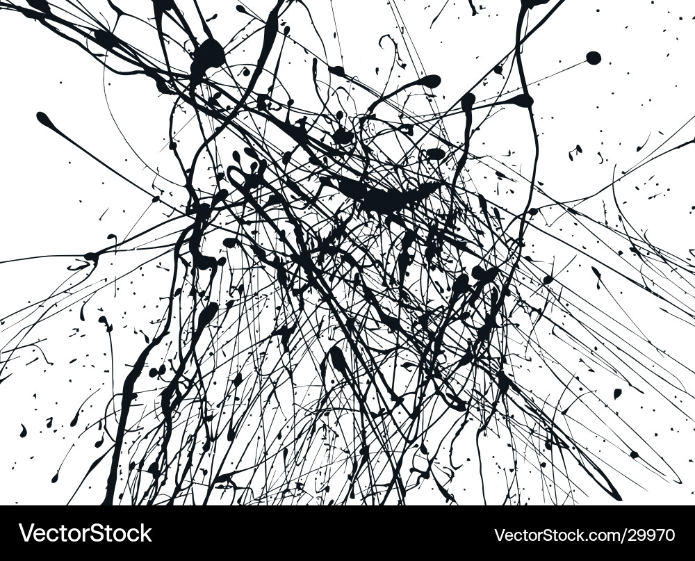 Colorful Paint Splatters vector image