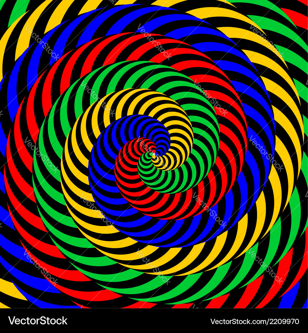 Design colorful whirlpool circular background Vector Image