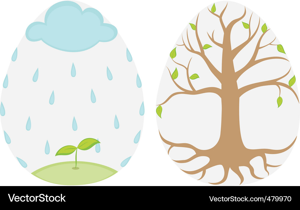 Spring Tree Buds Vector Image
